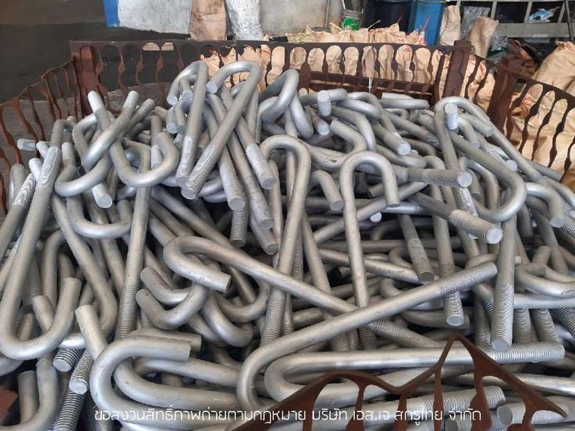 โรงงานรับผลิต J-Bolt & L-Bolt ตามแบบ ขนาดพิเศษ